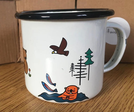 12oz Alaska Animals Enamel Mug - Hello Kids Baby Store