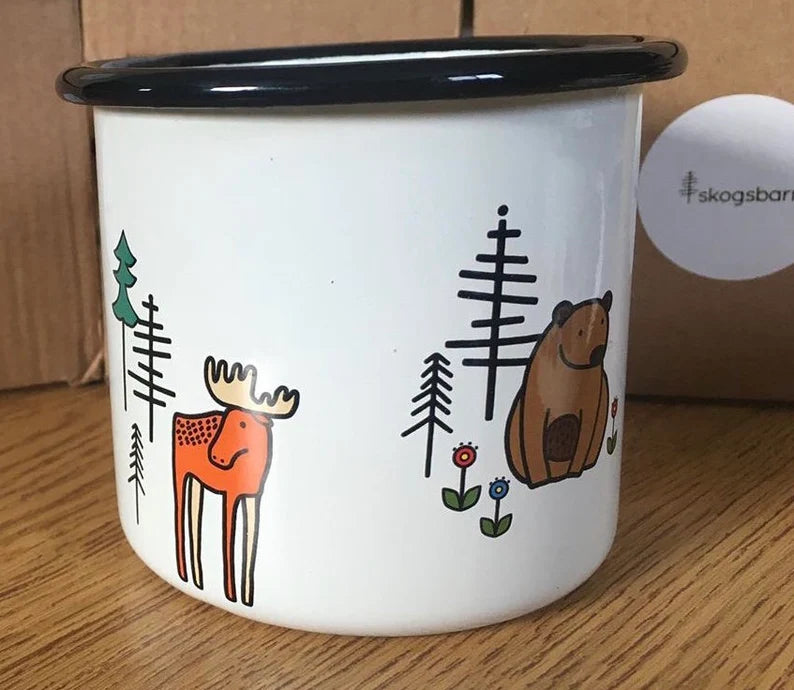 12oz Alaska Animals Enamel Mug - Hello Kids Baby Store