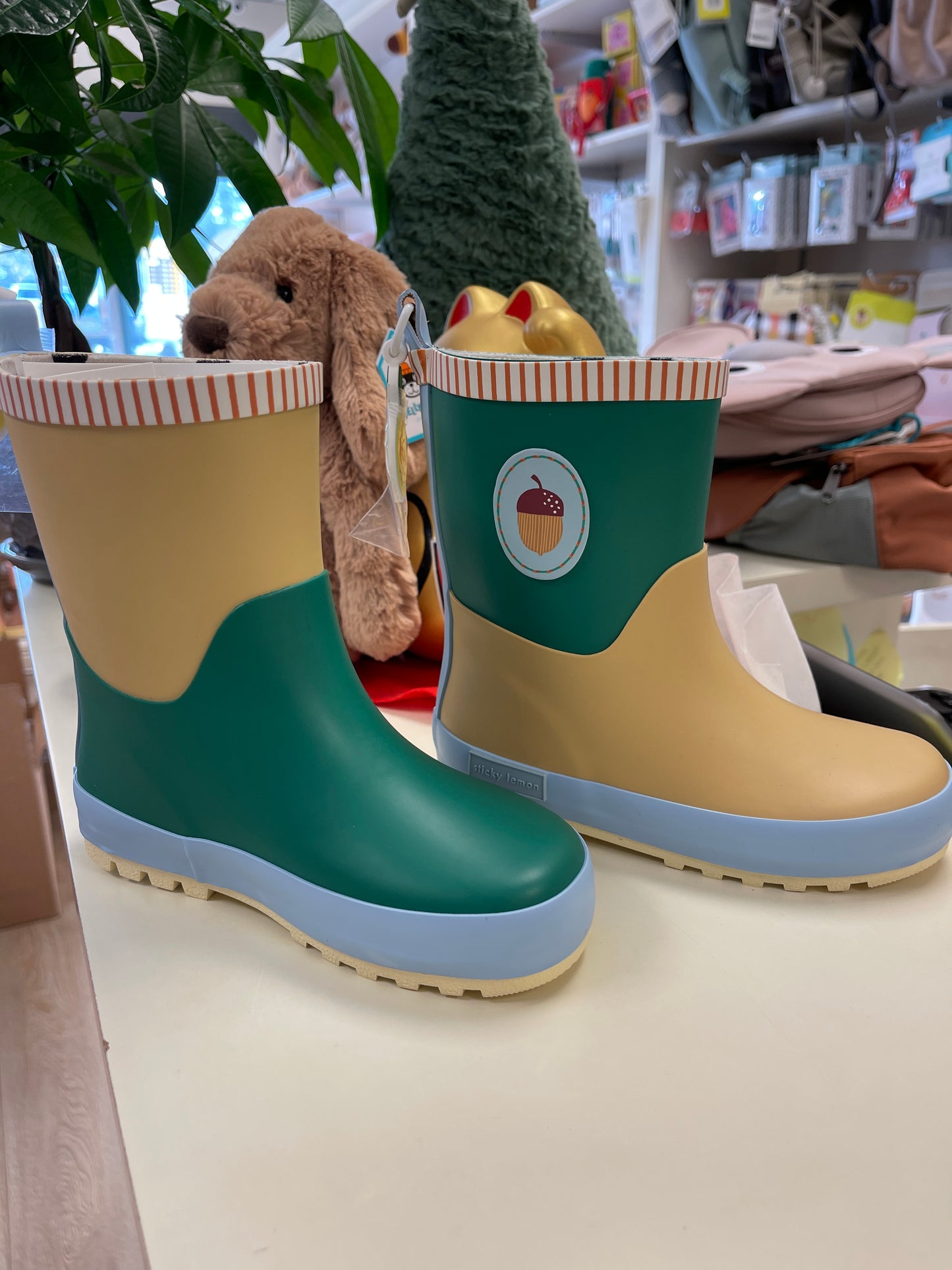 rain boots | meet me in the meadows | acorn - Hello Kids Baby Store