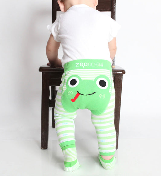 ZOOCCHINI Crawler Legging/Sock Set Flippy Frog - Hello Kids Baby Store