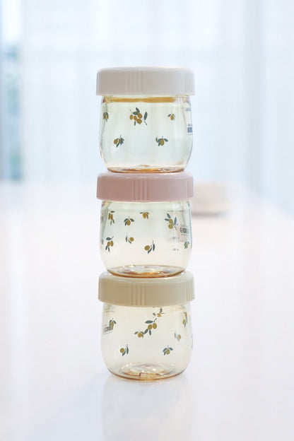 Grosmimi Olive PPSU Baby Food Jar 250mL (Pack of 3)