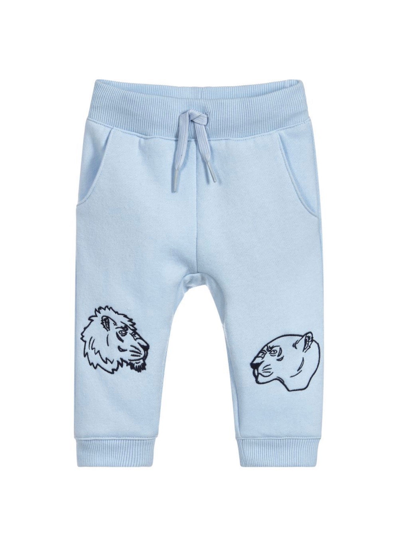 Kenzo Baby Boy Blue Twin Tiger Joggers
