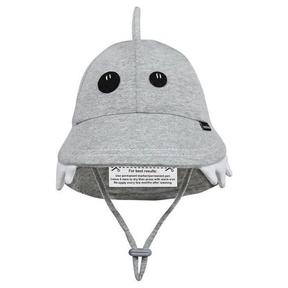 Legionnaire Flap Sun Hat - Shark - Grey Marle