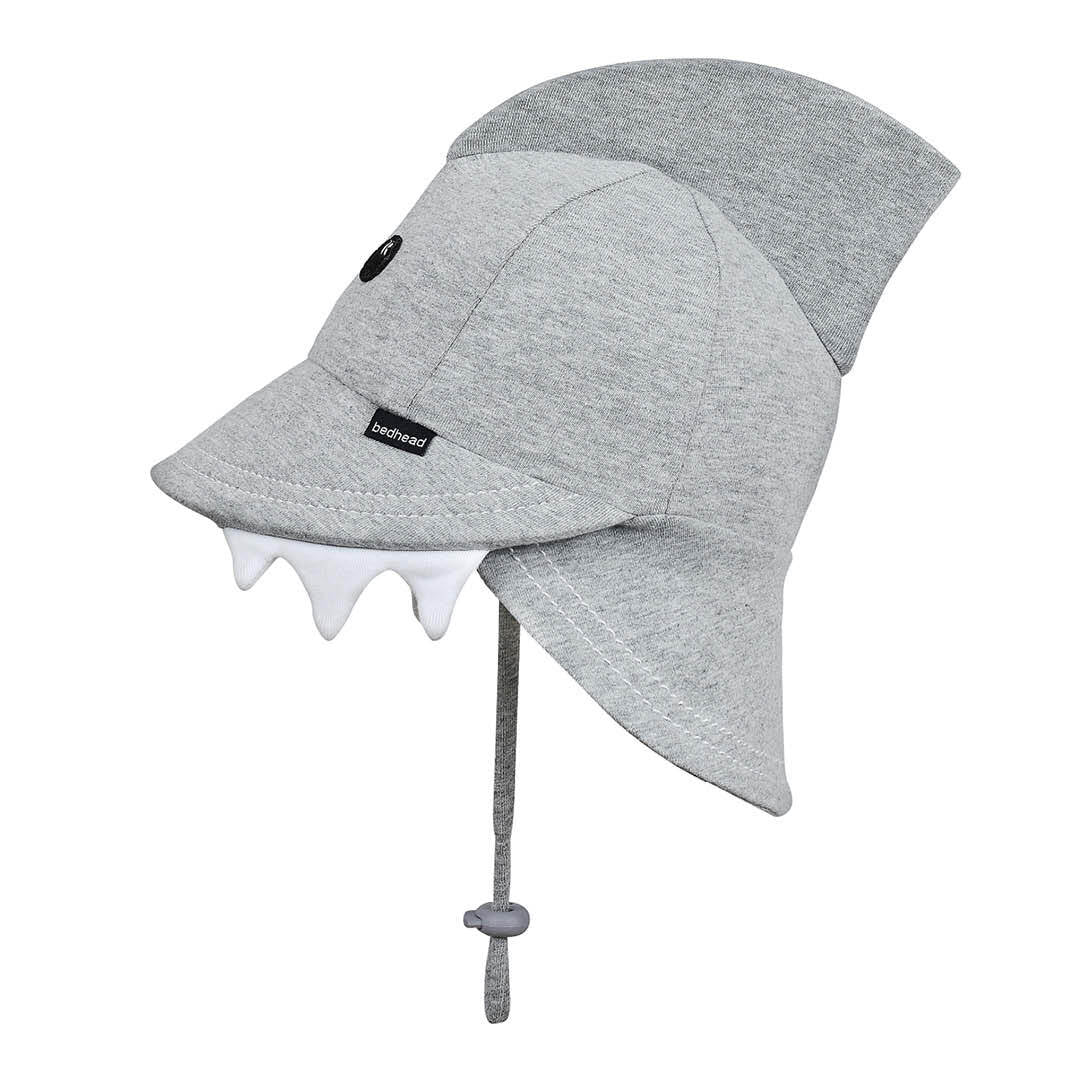 Legionnaire Flap Sun Hat - Shark - Grey Marle