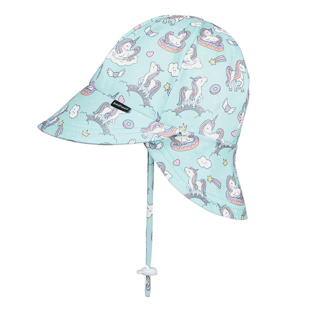Kids Swim Legionnaire Beach Hat - Unicorn