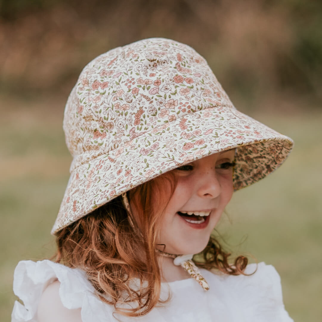 Ponytail Bucket Sun Hat - Savanna