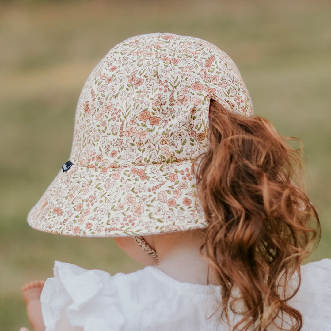 Ponytail Bucket Sun Hat - Savanna