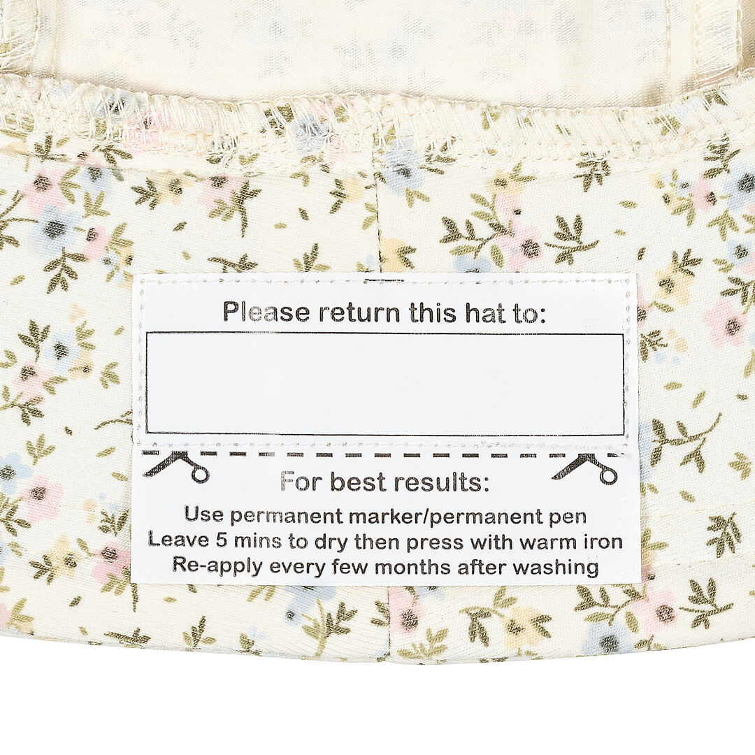 Kids Ponytail Bucket Sun Hat - Floral Charlotte