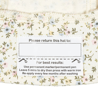 Kids Ponytail Bucket Sun Hat - Floral Charlotte