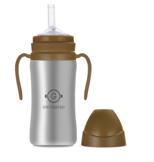 Stainless Steel Straw Cup 1.0 (300mL) - Hello Kids Baby Store
