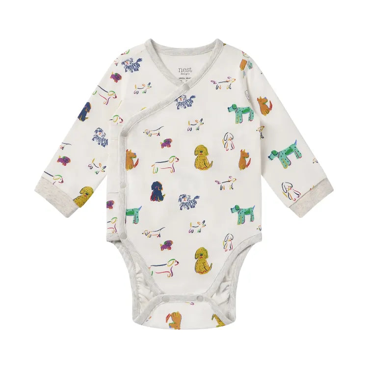 Long Sleeve Kimono Onesie – Bingo