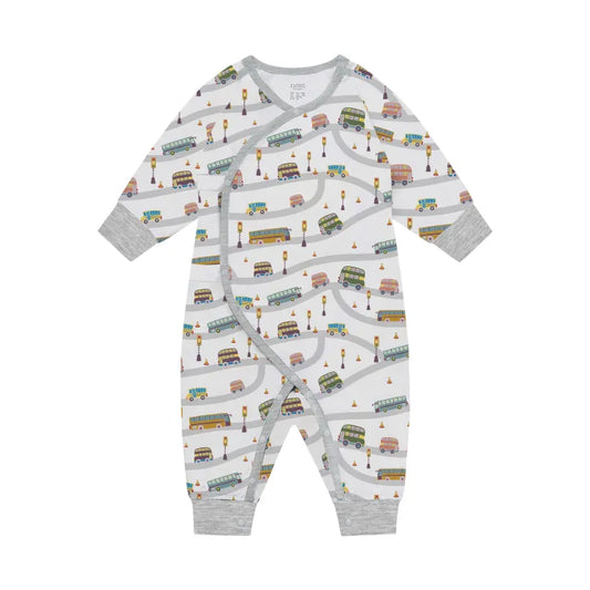 Long Sleeve Romper – Wheels On The Bus