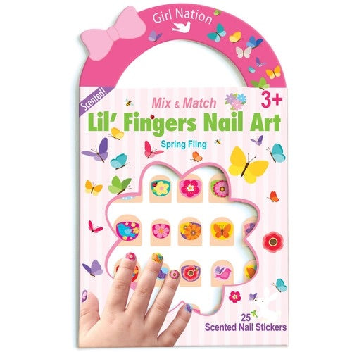 Lil Fingers Nail Art Spring Fling