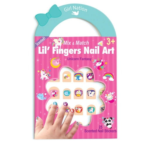 Lil Fingers Nail Art Unicorn Fantasy