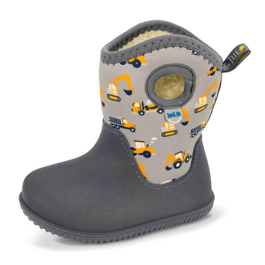 Kids Lite Waterproof Boots | Grey Construction