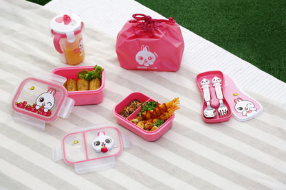 EDISON COMFORTABLE STAINLESS PICNIC LUNCH BOX SET WITH POUCH