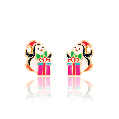 Enamel Earrings