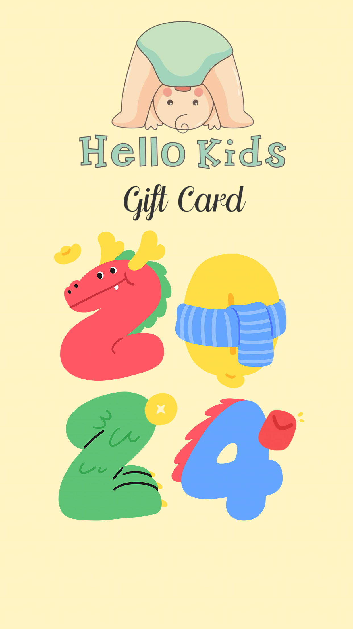 Hello Kids Gift Card
