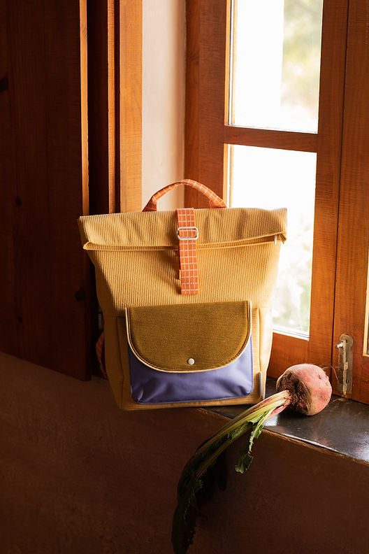 Sticky Lemon backpack large | farmhouse | corduroy |Pear Jam