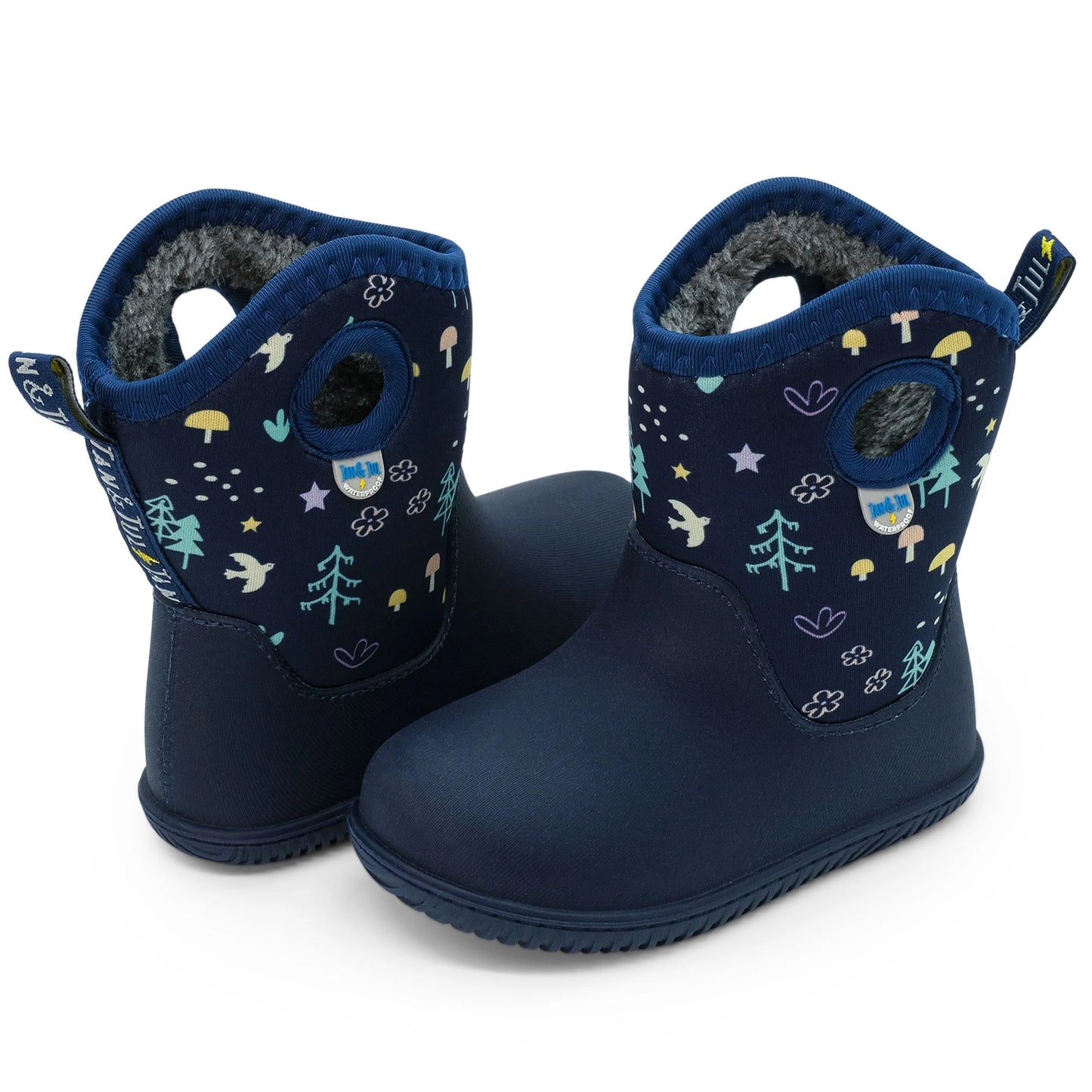 Kids Lite Waterproof Boots | Navy Forest