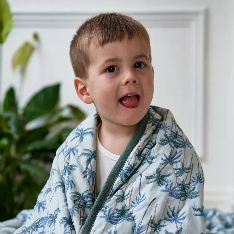 Bamboo Jersey Large Quilted Cozy Blank-Coco Beach