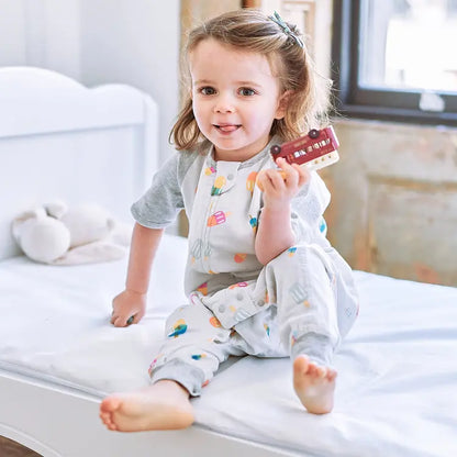 Bamboo Pima Raglan Short Sleeve Footed Sleep Bag | 0.6 TOG