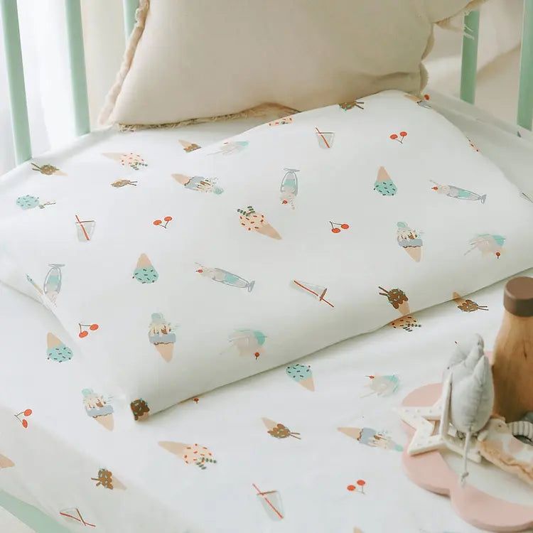 Bamboo Jersey Toddler Pillow with Pillowcase
