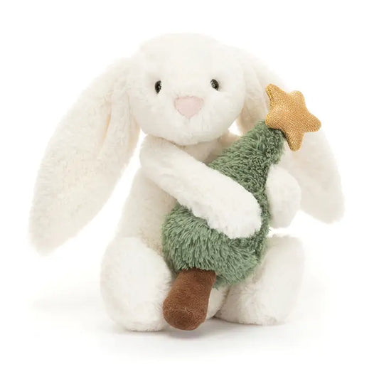 Coming soon Bashful Bunny with Christmas Tree - Hello Kids Baby Store