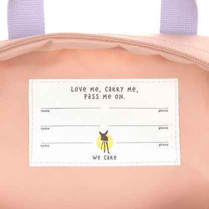 Lassig - Happy Fruits - Mini Square Backpack - Light Khaki - Hello Kids Baby Store
