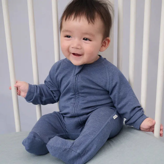 2025 Avocado Bamboo Long Sleeve Footed Sleeper