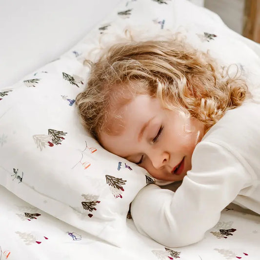2025 Bamboo Jersey Toddler Pillow with Pillowcase Medium
