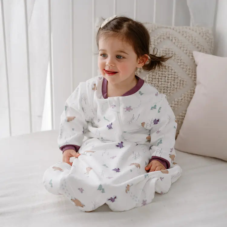 2025 Organic Cotton Removable Sleeve Sleep Bag | 1.0 TOG - Hello Kids Baby Store