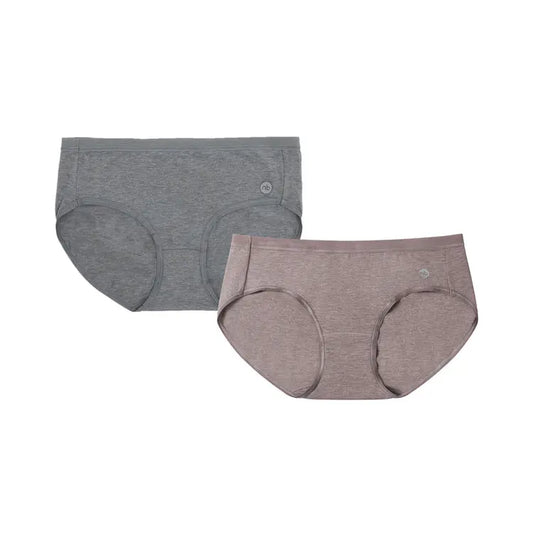 2025 Bamboo Cotton Women's Basics Bikini Underwear (2 Pack)