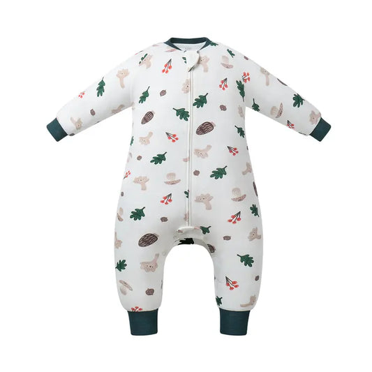 2025 Organic Cotton Long Sleeve Footed Sleep Bag | 1.0 TOG