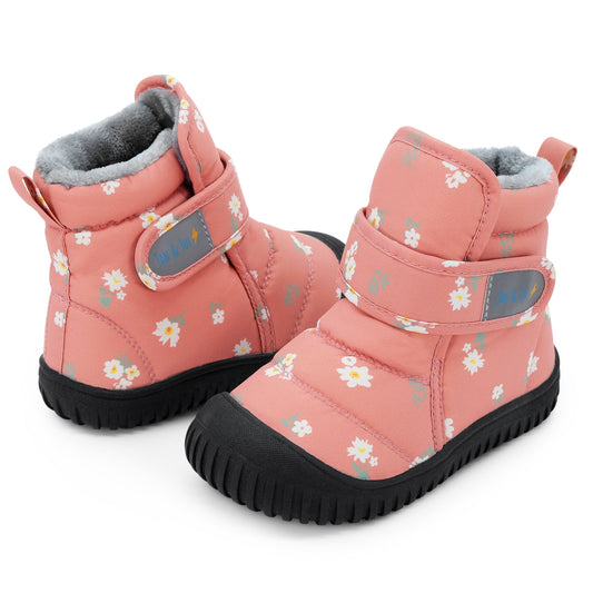 Kids Insulated Ankle Boots | Apricot Flower