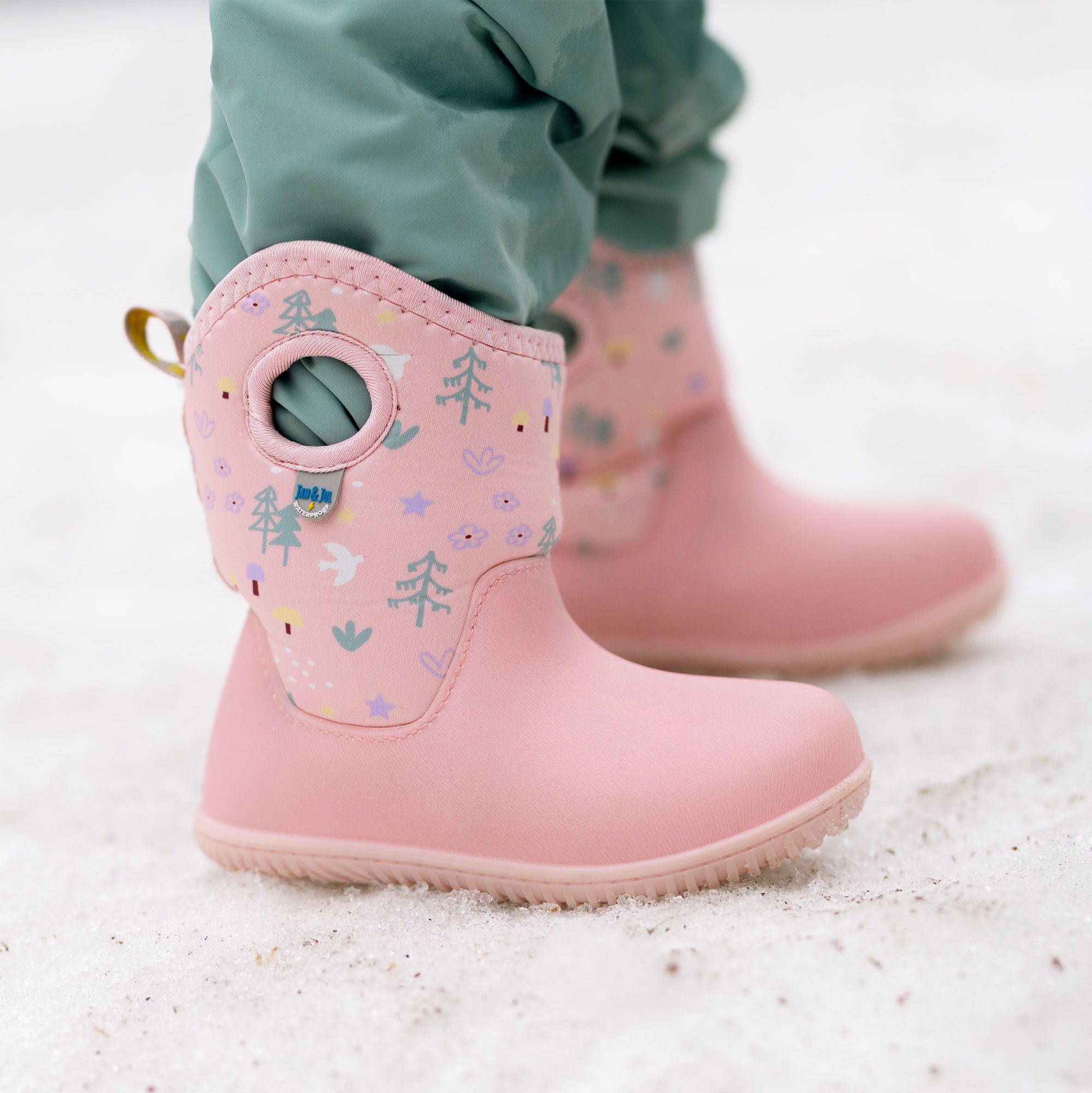Kids Lite Waterproof Boots | Pink Forest - Hello Kids Baby Store
