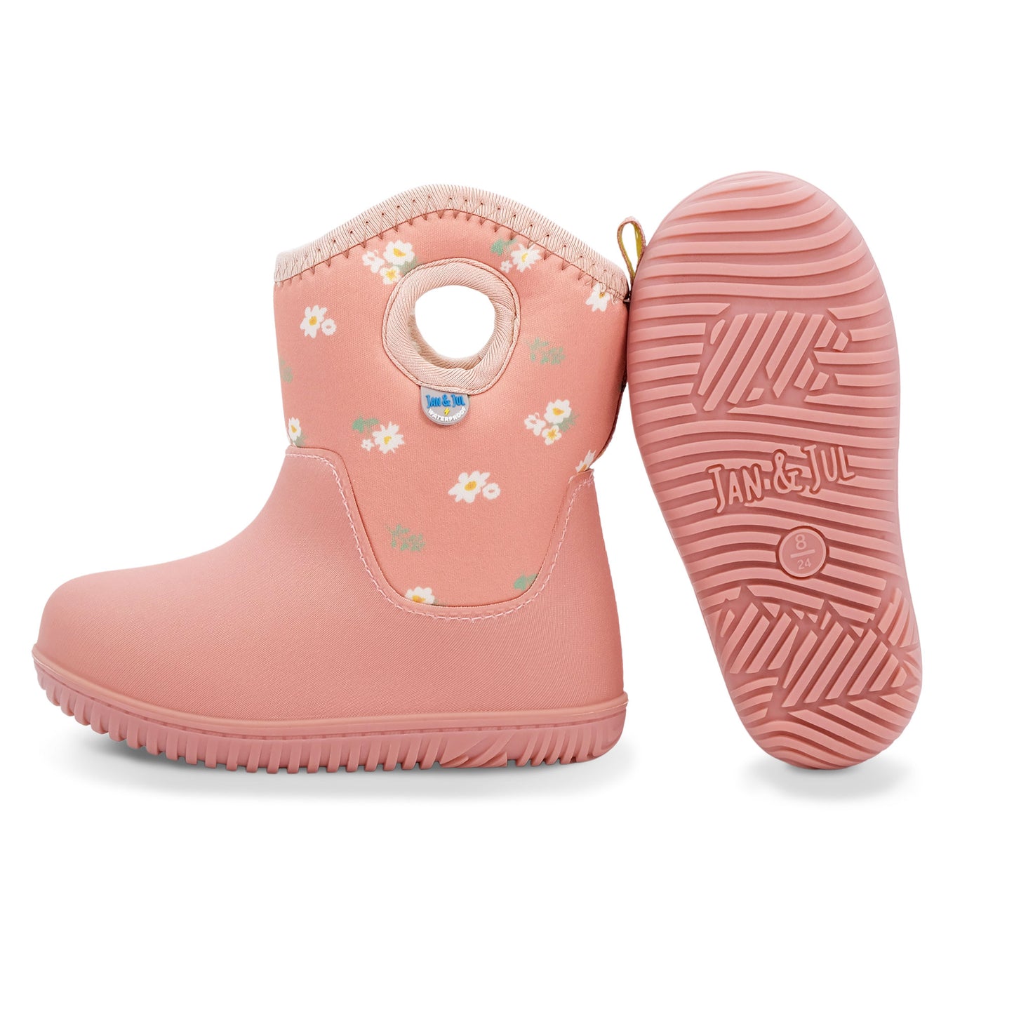 Kids Lite Waterproof Boots | Apricot Flower