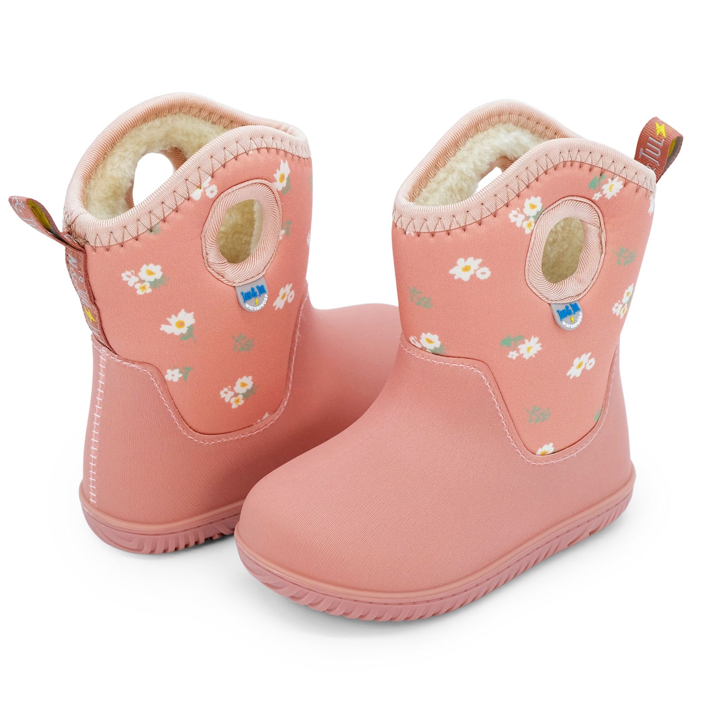 Kids Lite Waterproof Boots | Apricot Flower