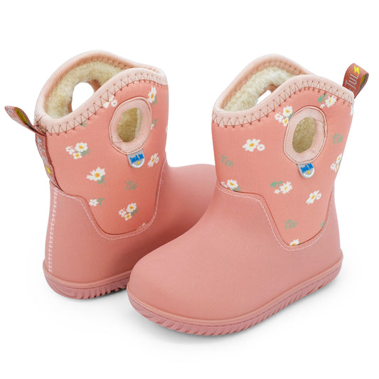Kids Lite Waterproof Boots | Apricot Flower