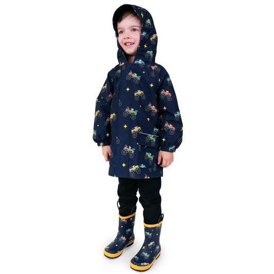 Kids Shell Jacket | Big Trucks