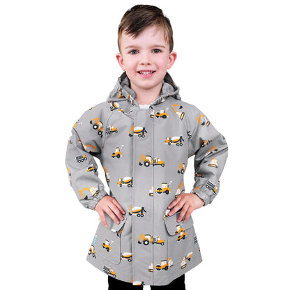 Kids Shell Jacket | Grey Construction