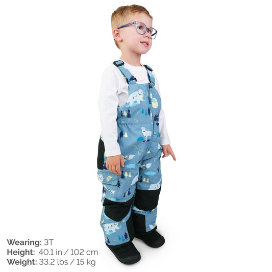 Kids Snow Overalls | Wolf and Bear