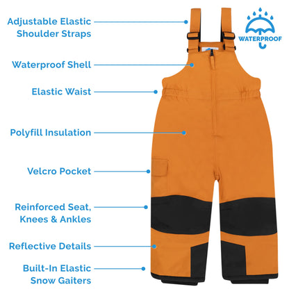 Kids Snow Overalls | Cinnamon