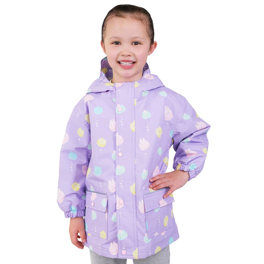Kids Fleece Lined Rain Jackets | Macarons