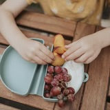 Silifold: Compact Children's Portable Plate - Sage - Hello Kids Baby Store