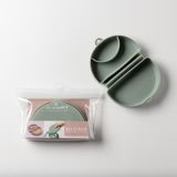 Silifold: Compact Children's Portable Plate - Sage - Hello Kids Baby Store