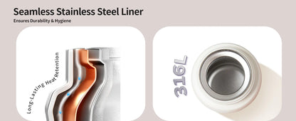 Pigeon Kids' Stainless Steel Insulated Cup – 17 oz / 500ml