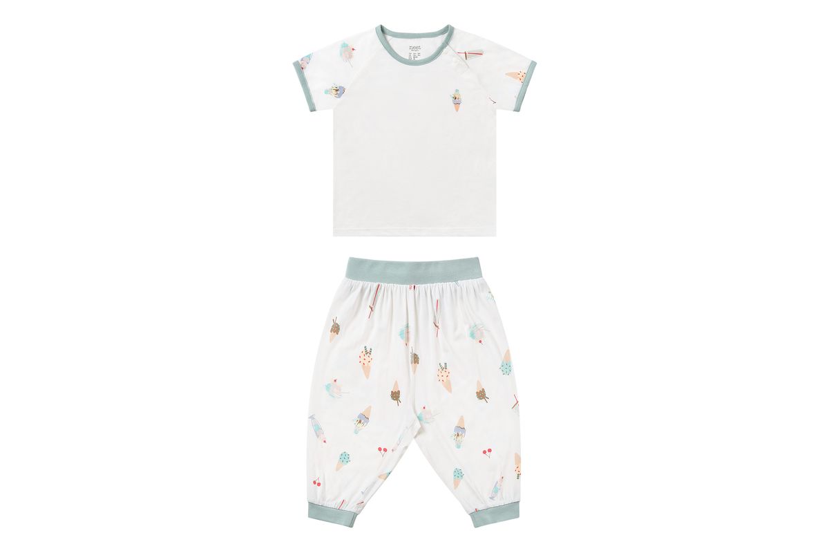 NDSS Short Sleeve Play Set (Avocado Bamboo) - Ice Cream Summer