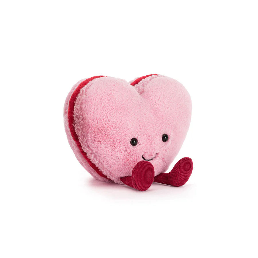 Amuseables Colette Heart Macaron (Pink)