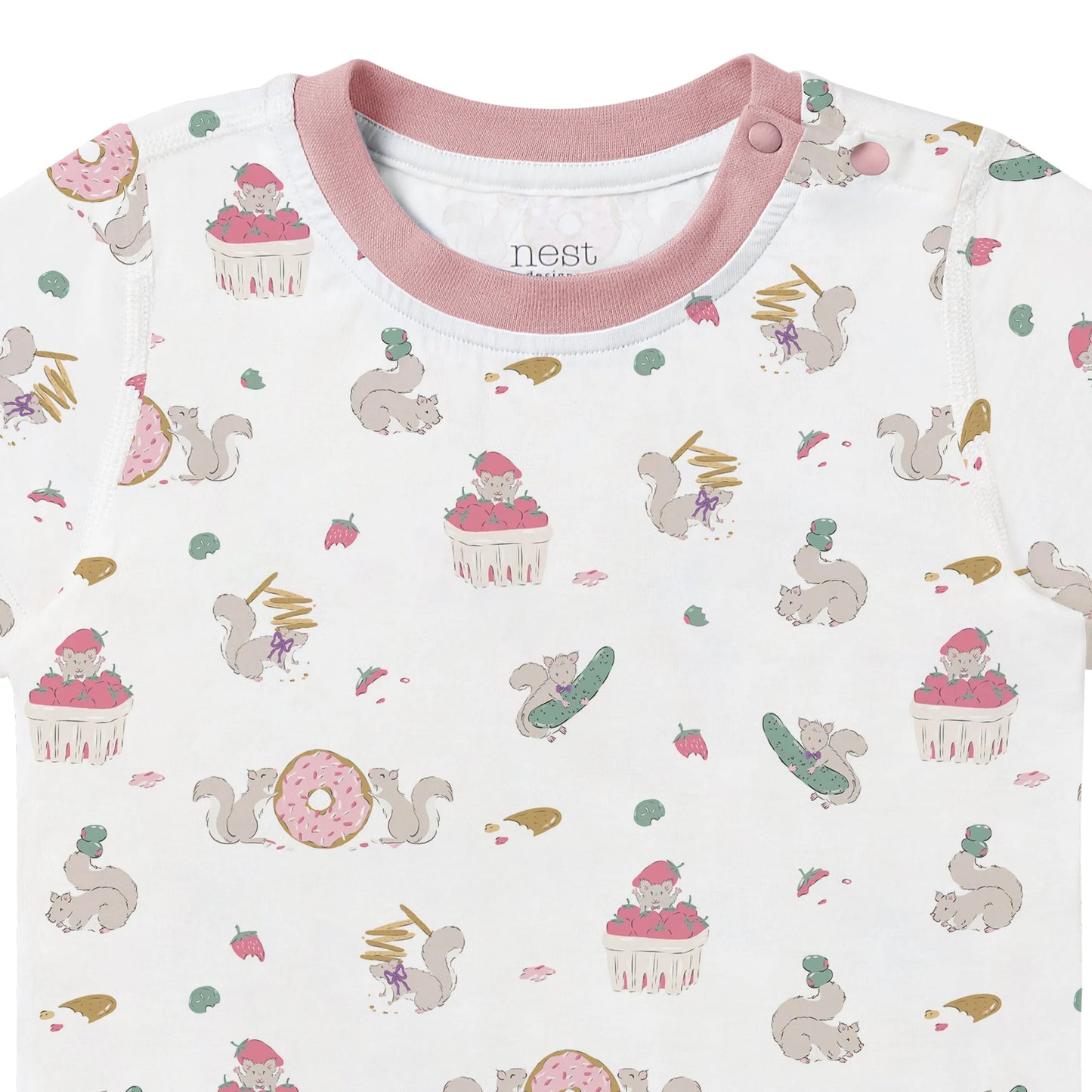 Bamboo Jersey Short Sleeve Two-Piece PJ Set